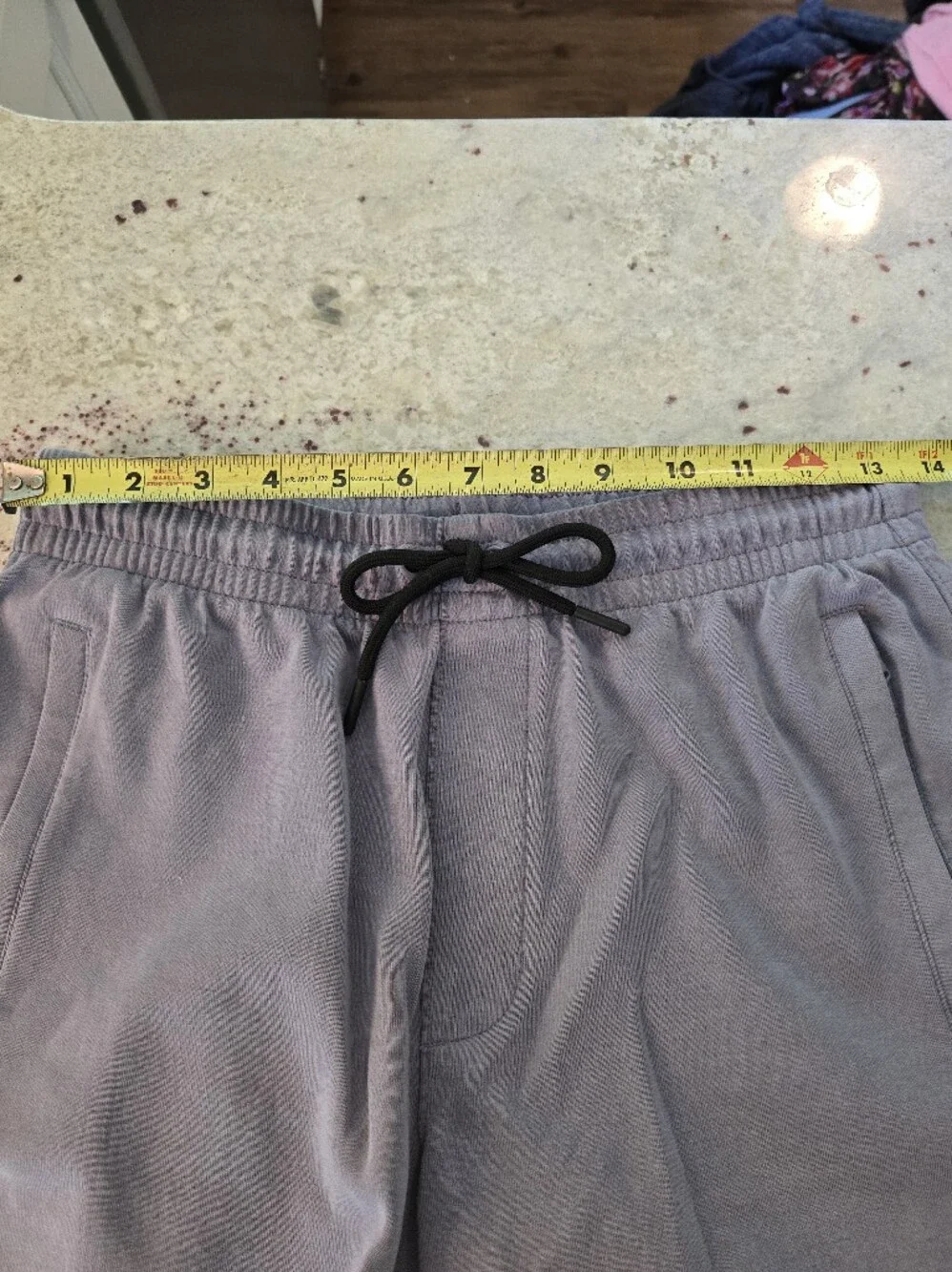 Mens Old Navy Light Gray Athletic Drawstring Shorts